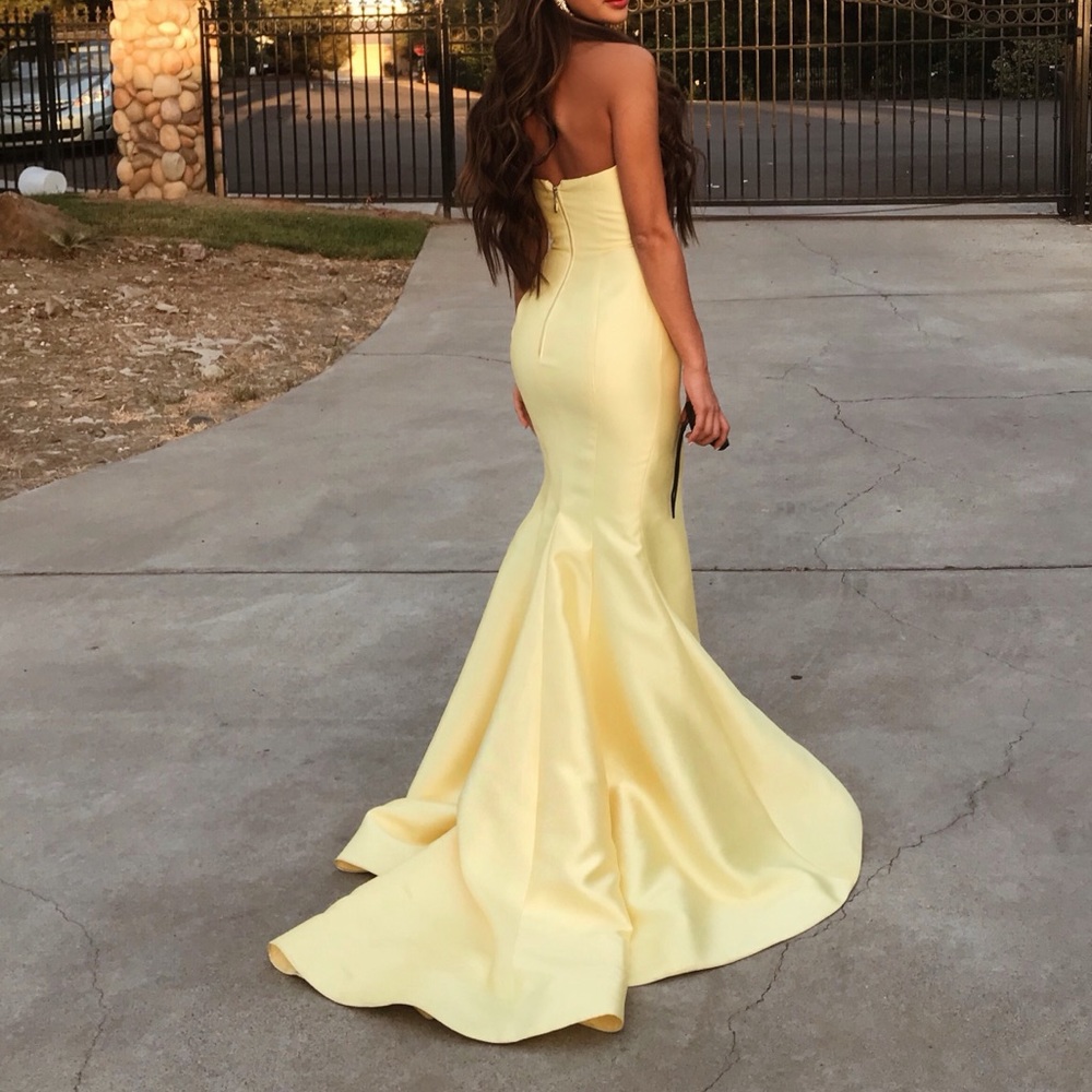 Yellow Sherri Hill Dress